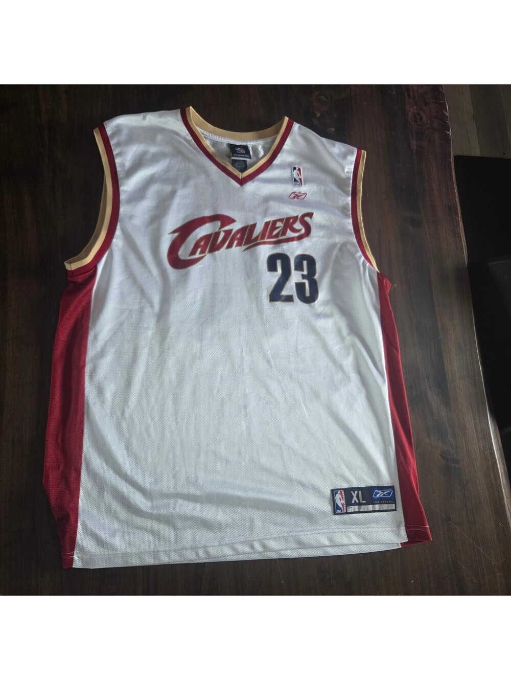 2003 Reebok Cleveland Cavaliers LeBron James 23 Jersey White